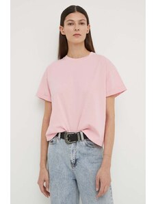 BA&SH t-shirt in cotone donna colore rosa