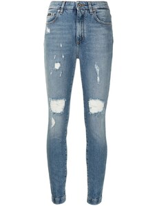 Dolce & Gabbana Jeans skinny con effetto vissuto