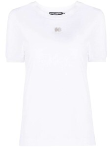 Dolce & Gabbana T-shirt con decorazione di cristalli