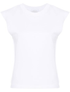 RABANNE T-shirt bianca dettaglio catena