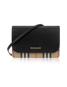 BURBERRY 8075196 BLACK Shoulder Bag Nero Pelle