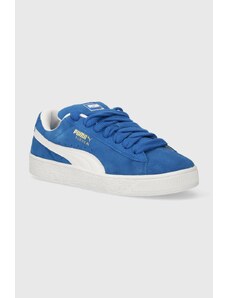 Puma sneakers in pelle Suede XL colore blu 395205 396402