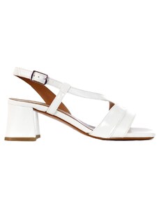 L'AMOUR - Sandalo con cinturino al tallone - Colore: Bianco,Taglia: 38