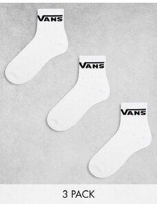 Vans - Confezione da 3 paia di calzini classici bianchi-Bianco