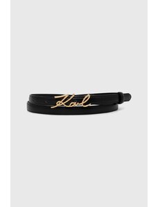 Karl Lagerfeld cintura in pelle donna colore nero
