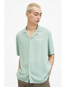 AllSaints camicia uomo colore verde