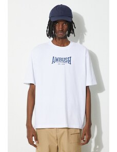 AMBUSH t-shirt in cotone Graphic uomo colore bianco BMAA006S24JER