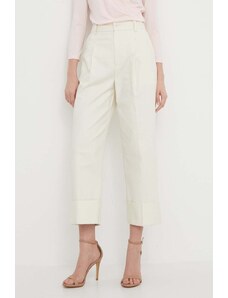 Lauren Ralph Lauren pantaloni donna colore beige