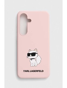 Karl Lagerfeld custodia per telefono S24 S921 colore rosa