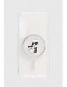 Karl Lagerfeld custodia per telefono S24 S921 colore trasparente