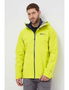 Jack Wolfskin giacca da esterno Highest Peak 3L colore giallo 1115134