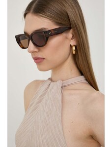 Gucci occhiali da sole donna colore marrone