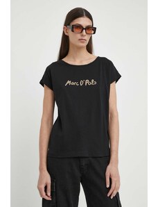 Marc O'Polo t-shirt in cotone donna colore nero