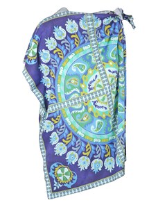 Maliparmi - Top a foulard - 430551 - Blu/Azzurro