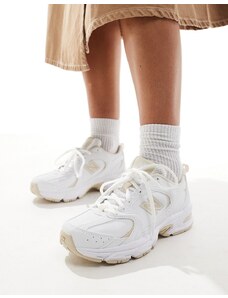 New Balance - 530 - Sneakers bianche e beige-Neutro