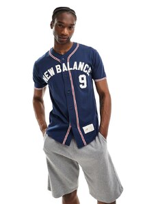 New Balance - Sportswear Greatest Hits - Top stile basket in jersey color blu navy