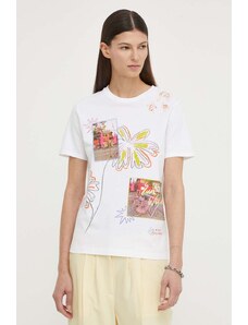 PS Paul Smith t-shirt in cotone donna colore bianco