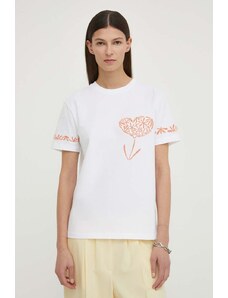 PS Paul Smith t-shirt in cotone donna colore bianco