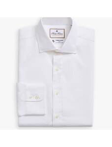 Brooks Brothers Camicia bianca regular fit Brooks Brothers X Thomas Mason in cotone con collo semi francese - male Camicie eleganti Bianco 15H