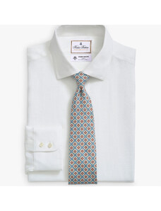Brooks Brothers Camicia bianca slim fit Brooks Brothers X Thomas Mason in lino con collo semi francese - male Camicie eleganti Bianco 17