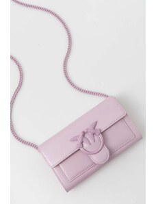 Pinko portafoglio in pelle donna colore violetto 100062 A124