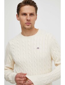 Gant maglione in cotone colore beige