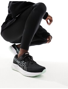 Asics - Gel-Pulse 15 - Sneakers da corsa nere e color menta-Nero