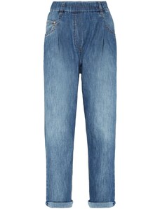 Brunello Cucinelli Jeans affusolati con vita elasticizzata