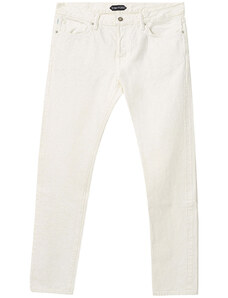 Jeans Bianco Cinque Tasche Tom Ford 34 Bianco 2000000015439