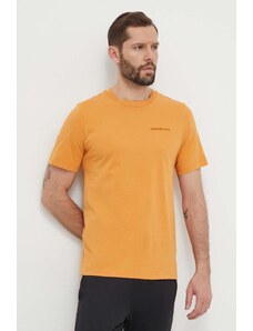 Peak Performance t-shirt in cotone uomo colore arancione