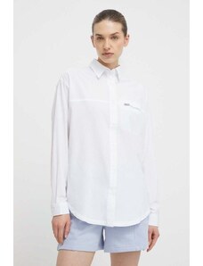 Columbia camicia Boundless Trek donna colore bianco 2073061