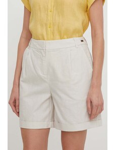 Barbour pantaloncini in lino colore beige
