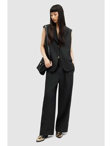 AllSaints pantaloni SAMMEY TROUSER donna colore nero WT524Z