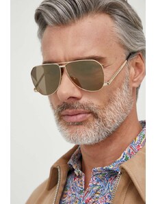 Saint Laurent occhiali da sole uomo colore oro SL 690 DUST