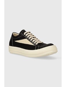 Rick Owens scarpe da ginnastica Woven Shoes Vintage Sneaks donna colore nero DS01D1803.CBLVS.911