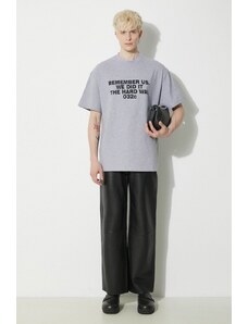 032C t-shirt in cotone 'Consensus' American-Cut T-Shirt uomo colore grigio SS24-C-1001