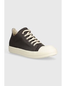 Rick Owens scarpe da ginnastica Woven Shoes Low Sneaks uomo colore grigio DU01D1802.CB.7811