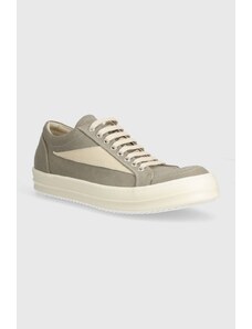 Rick Owens scarpe da ginnastica Denim Shoes Vintage Sneaks uomo colore grigio DU01D1803.SCFLVS.811