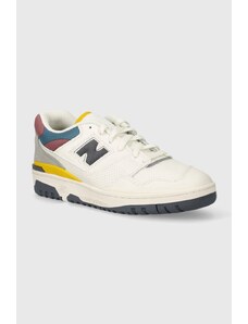 New Balance sneakers in pelle 550 colore bianco BB550PGB
