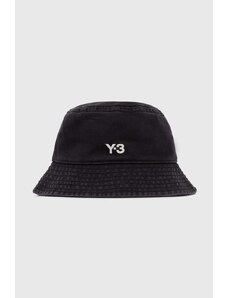 Y-3 berretto in cotone Bucket Hat colore nero IX7000