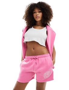 Missyempire Missy Empire - Pantaloncini della tuta rosa con logo in coordinato