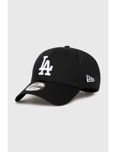 New Era berretto da baseball PATCH 940 LOS ANGELES DODGERS colore nero con applicazione 60422518