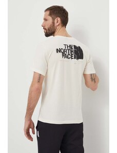 The North Face t-shirt in cotone uomo colore beige NF0A87EWQLI1