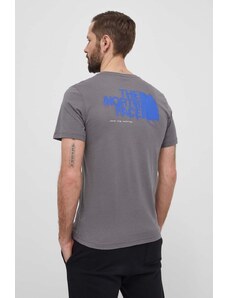 The North Face t-shirt in cotone uomo colore grigio NF0A87EW0UZ1