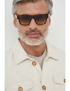 Saint Laurent occhiali da sole uomo colore marrone