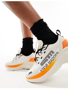 Steve Madden - Elevate 2 - Sneakers arancioni e bianco osso-Multicolore
