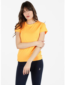 Athl Dpt T-shirt Sportiva Da Donna In Tessuto Tecnico Manica Corta Arancione Taglia L