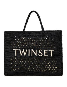 TWINSET Borsa shopper `bohémien` crochet