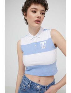 Tommy Jeans top in cotone colore blu