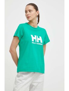 Helly Hansen t-shirt in cotone donna colore verde